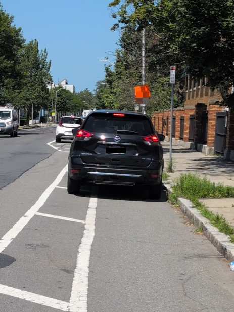 Bike lane report photo