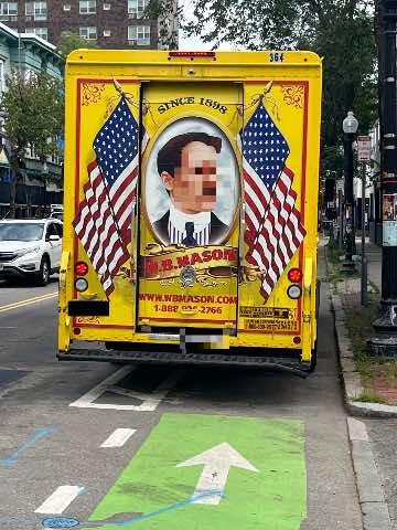 Bike lane report photo