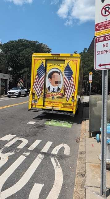 Bike lane report photo