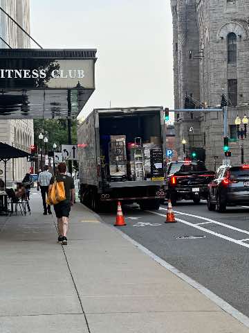 Bike lane report photo